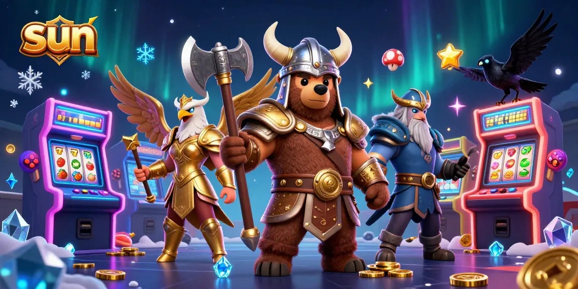 Experience thrilling wins under the sun with colorful slots and energetic casino elements.