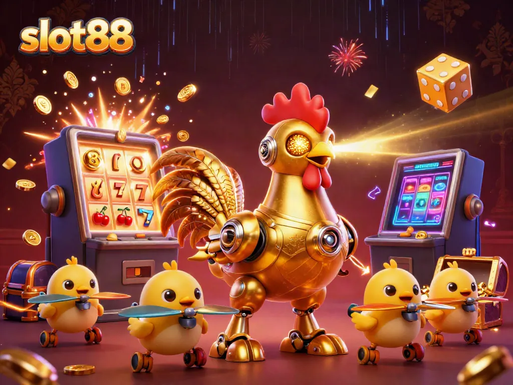Experience thrilling gameplay with slot88, featuring animated characters and jackpots bursting with excitement.