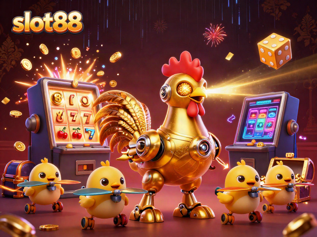 Experience thrilling gameplay with slot88, featuring animated characters and jackpots bursting with excitement.