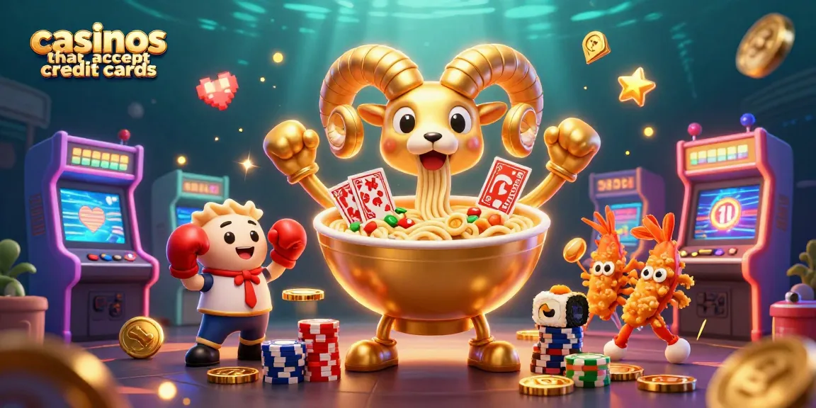 Engage at casinos that accept credit cards with a lively 3D scene featuring charming characters.
